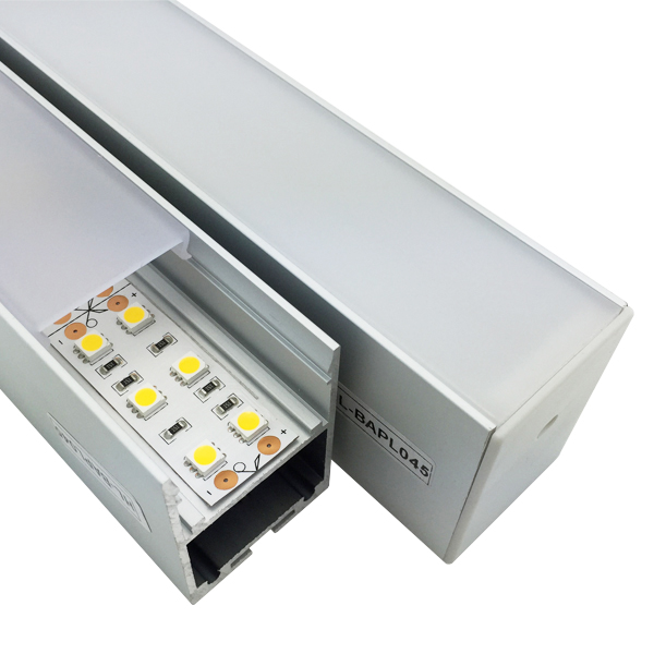 BAPL045 Aluminum Profile - Inner Width 25mm(0.98inch) - LED Strip Anodizing Extrusion Channel BAPL045 Aluminum Profile - Inner Width 25mm(0.98inch) - LED Strip Anodizing Extrusion Channel